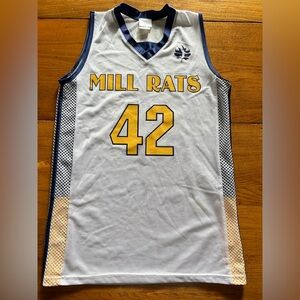 Saint John Mill Rats Rare Defunct NBL Jersey #42 Modibo Diarra Adult Small
